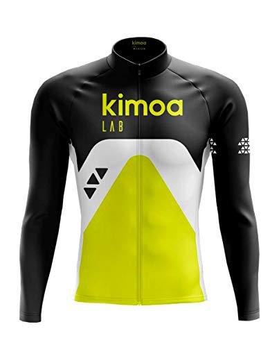 KIMOA Lab_Maillot_01LS, Adultos Unisex, Bicolor, Estandár