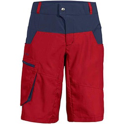 VAUDE Qimsa Shorts Pantalones Cortos para Hombre, Rojo (Carmine)